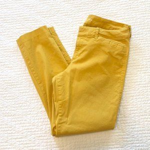 Old Navy Pixie Chino Pants | Yellow